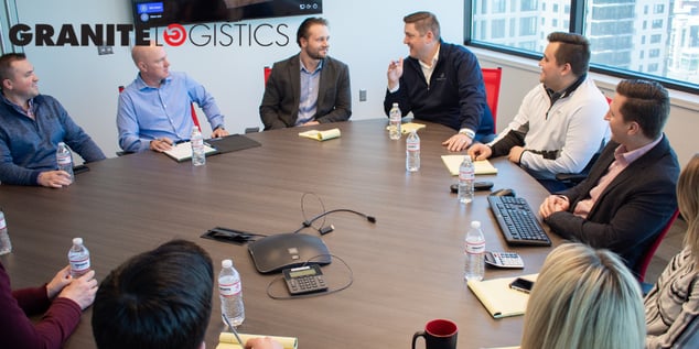 employees at a conference table