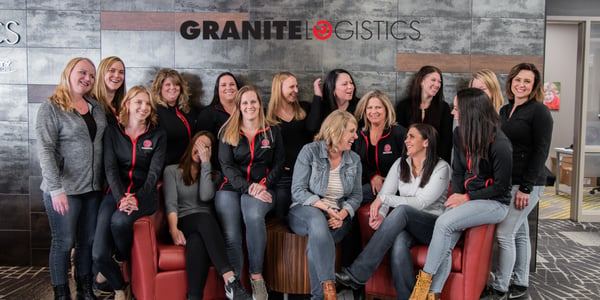 Granite Logistics women posing for photo